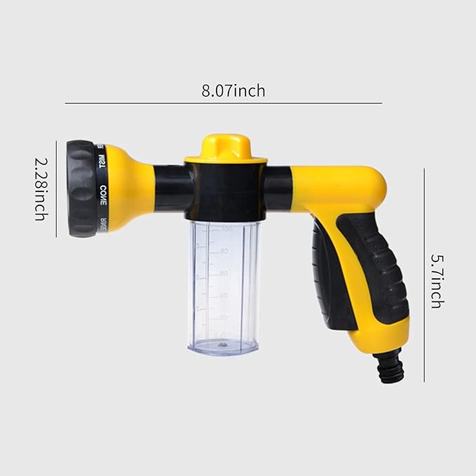 Multi-Mode Hose Spray Gun with Soap