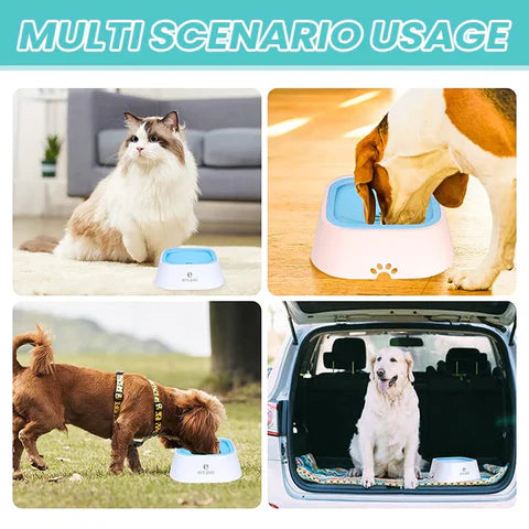 2L Floating Pet Water Bowl – No-Drip Dog Feeder