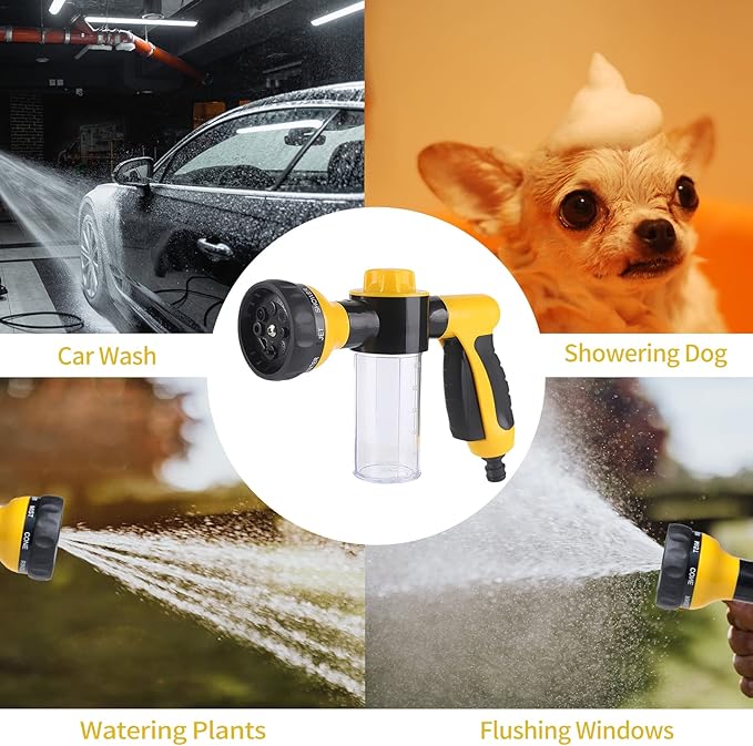 Multi-Mode Hose Spray Gun with Soap